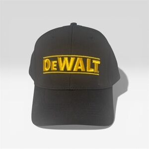 DeWalt Black and Yellow Logo Baseball Cap - Men's Accessories